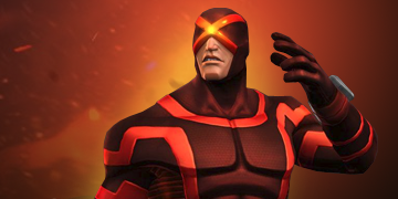 A picture of Cyclops (New Xavier School) entering The Contest of Champions.