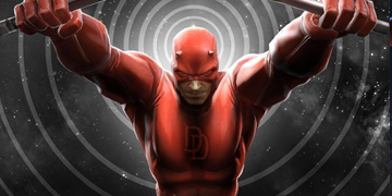 A picture of Daredevil (Classic) entering The Contest of Champions.