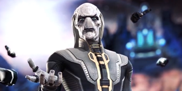 A picture of Ebony Maw entering The Contest of Champions.