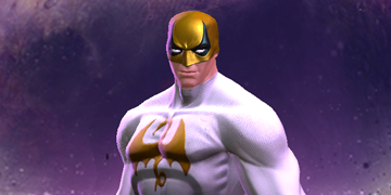 A picture of Iron Fist (Immortal) entering The Contest of Champions.