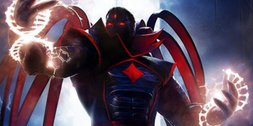 A picture of Mister Sinister entering The Contest of Champions.