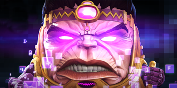 A picture of M.O.D.O.K. entering The Contest of Champions.