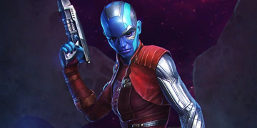 A picture of Nebula entering The Contest of Champions.