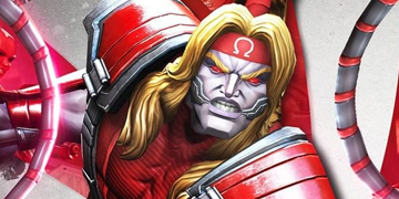 A picture of Omega Red entering The Contest of Champions.
