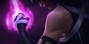 A picture of Psylocke entering The Contest of Champions.