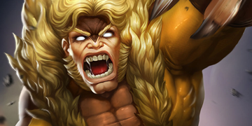 A picture of Sabretooth entering The Contest of Champions.