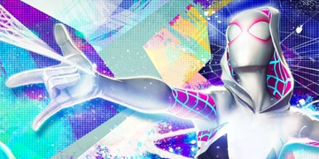 A picture of Spider-Gwen entering The Contest of Champions.