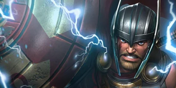 A picture of Thor (Ragnarok) entering The Contest of Champions.
